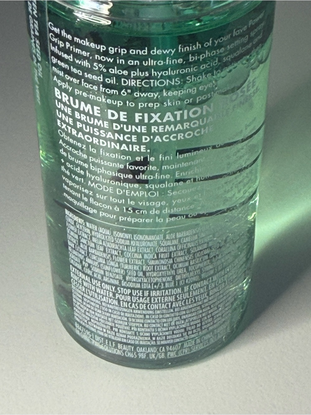 E.L.F. COSMETICS Power Grip Dewy Setting Spray - Picture 6 of 6